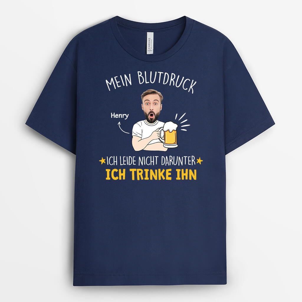 Mein Blutdruck? - Personalisiertes Geschenk | T-Shirt für Männer