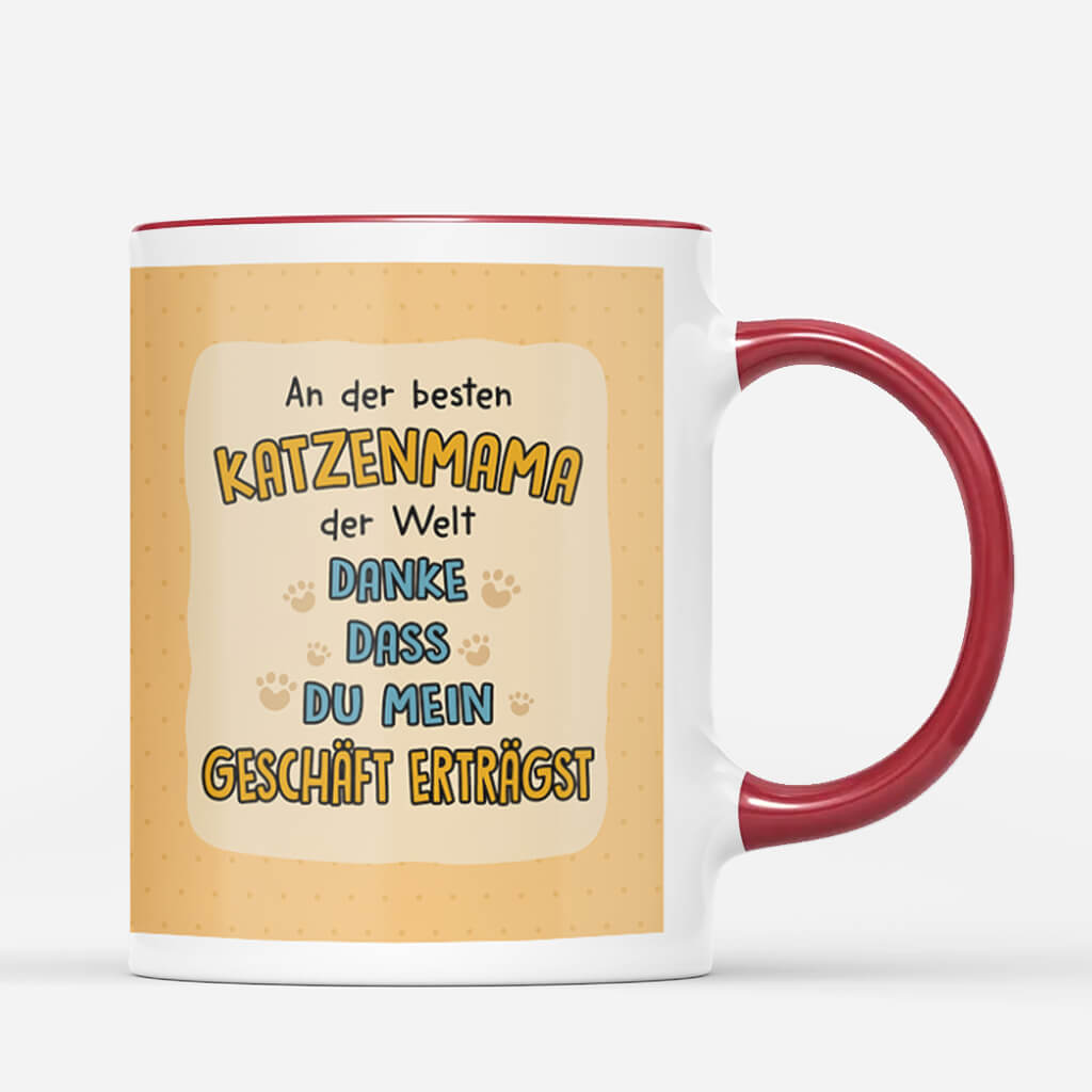 2694MGE3 danke dass du mein geschaft ertragst  personalisiertes t shirt fur katzenliebhaber