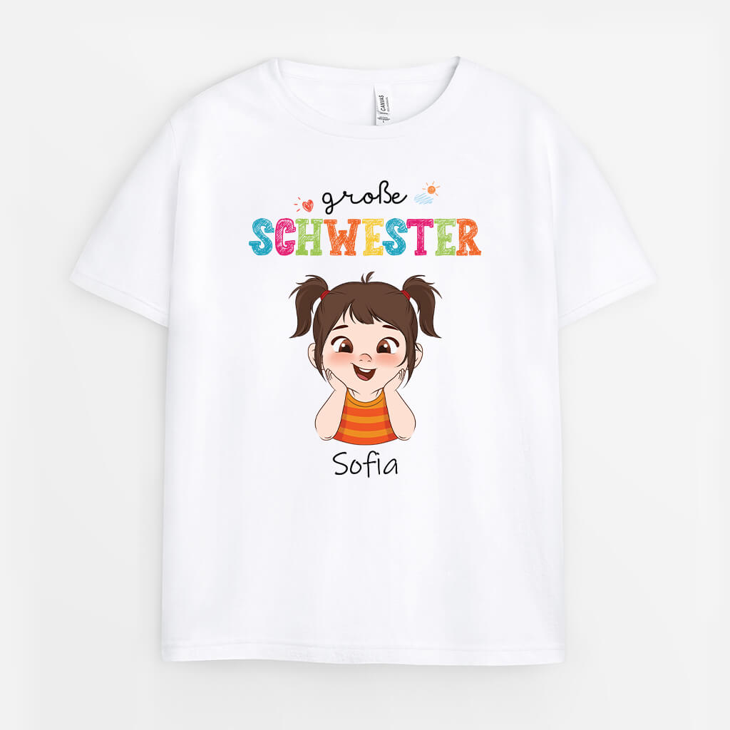 Bruder Und Schwester - Personalisiertes Geschenk | T-Shirt für Geschwister