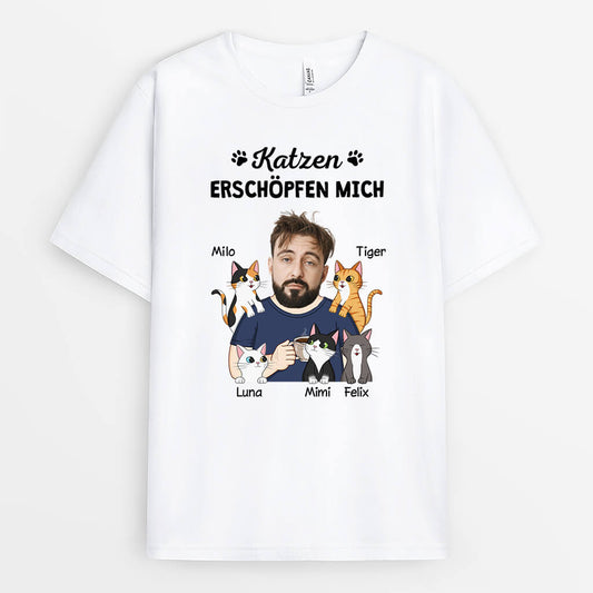 2706AGE2 katzen erschopfen mich  lustiges t shirt fur katzenliebhaber personalisiert