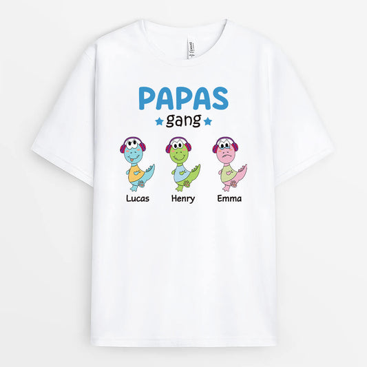 2736GE1 papas opas bande mit dinosaurier  personalisiertes t shirt fur manner_75f4c368 054f 432f a5ef 811b518a5f5d