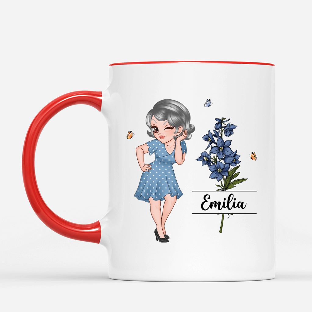 2776MGE1 frau und blumen personalisierte tasse fur frauen 2776M6N8A