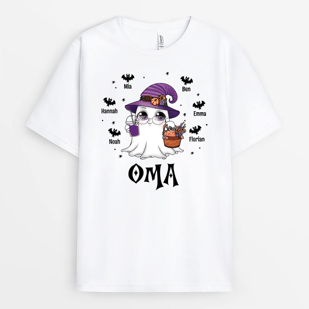 Omas - Personalisiertes Geschenk | T-Shirt für Omas zu Halloween