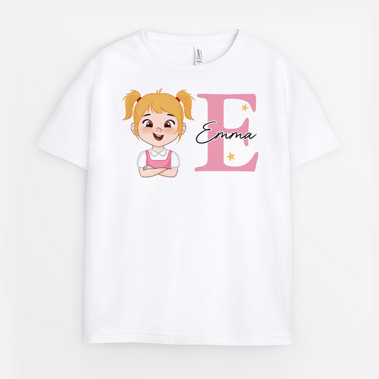 2830AGE1 alphabet kindernamen personalisiertes t shirt fur kinder 2830a