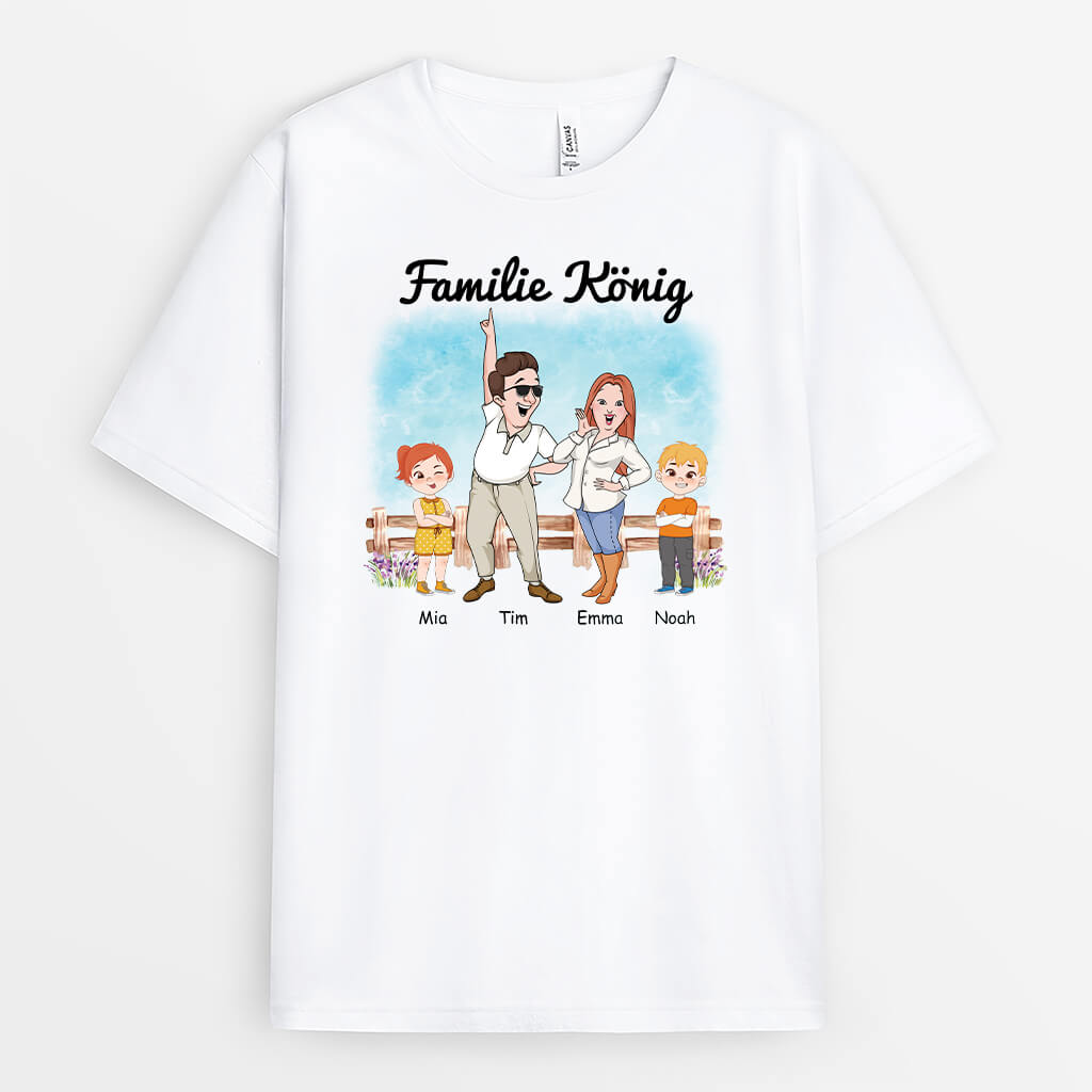 Die ... Familie - Personalisiertes Geschenk | T-Shirt für die Familie