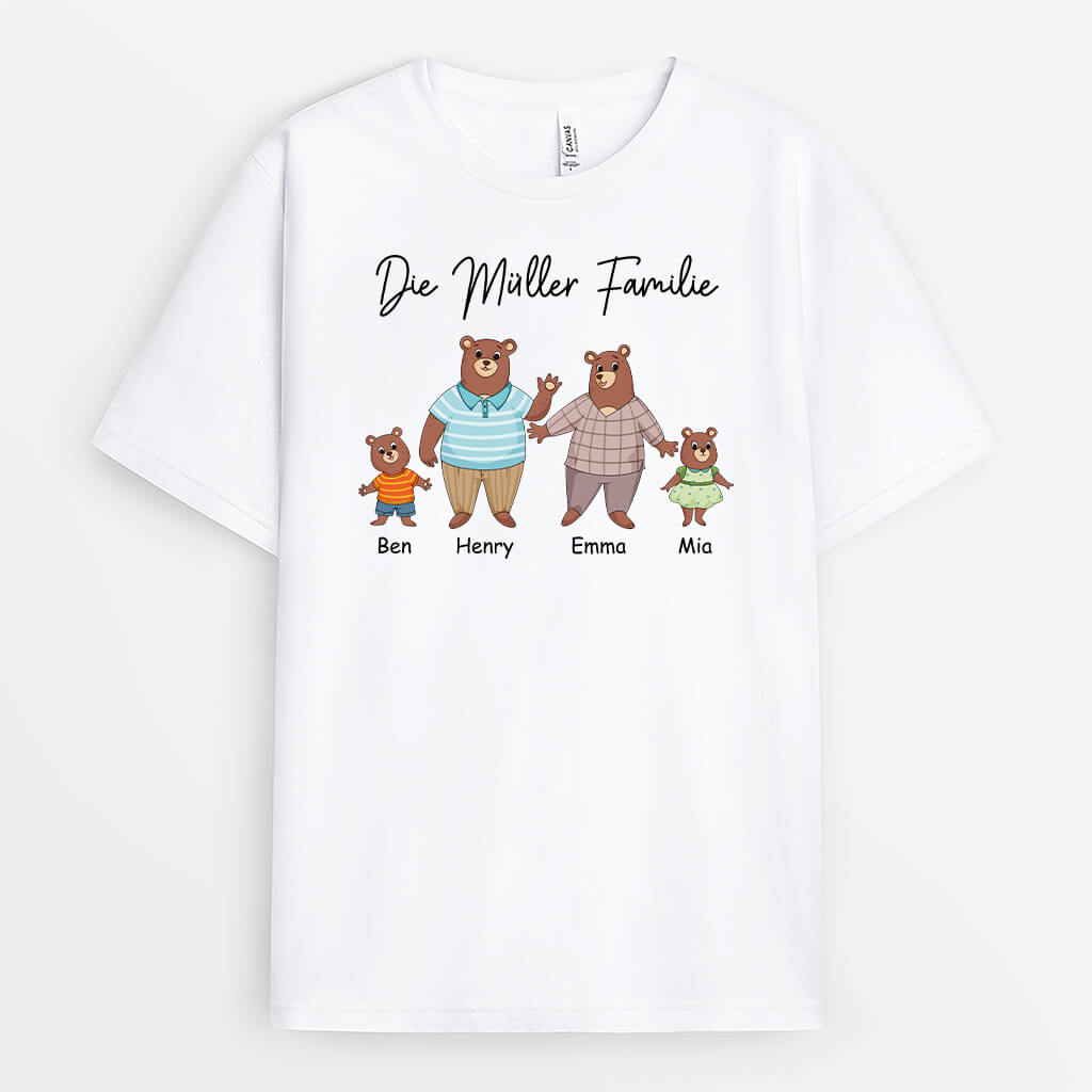 Die ... Familie - Personalisiertes Geschenk | T-Shirt für die Familie