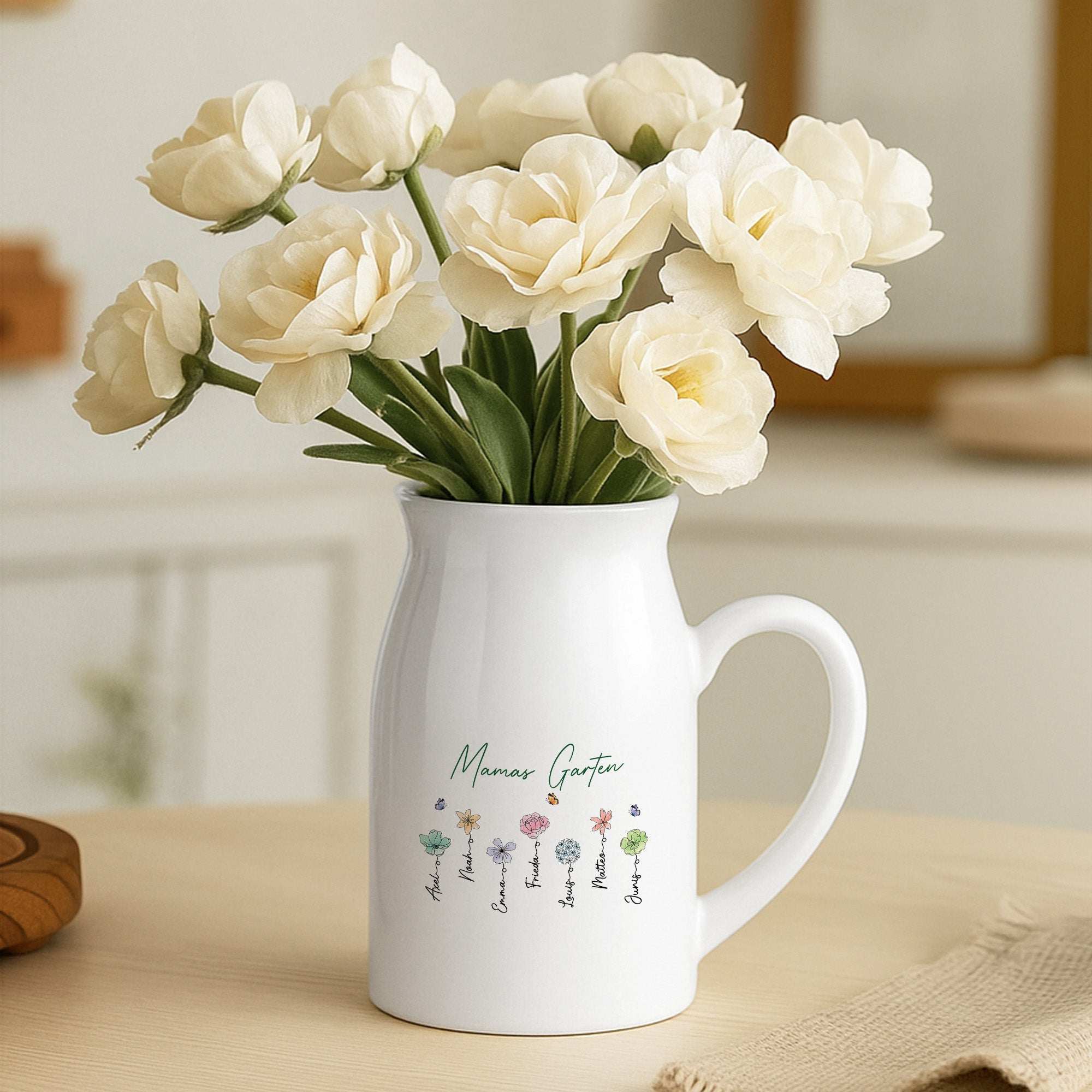 2877OGE2 omas garten blumen personalisiertes geschenk garten  vase aus keramik oma  mama_ 2877o8l5a
