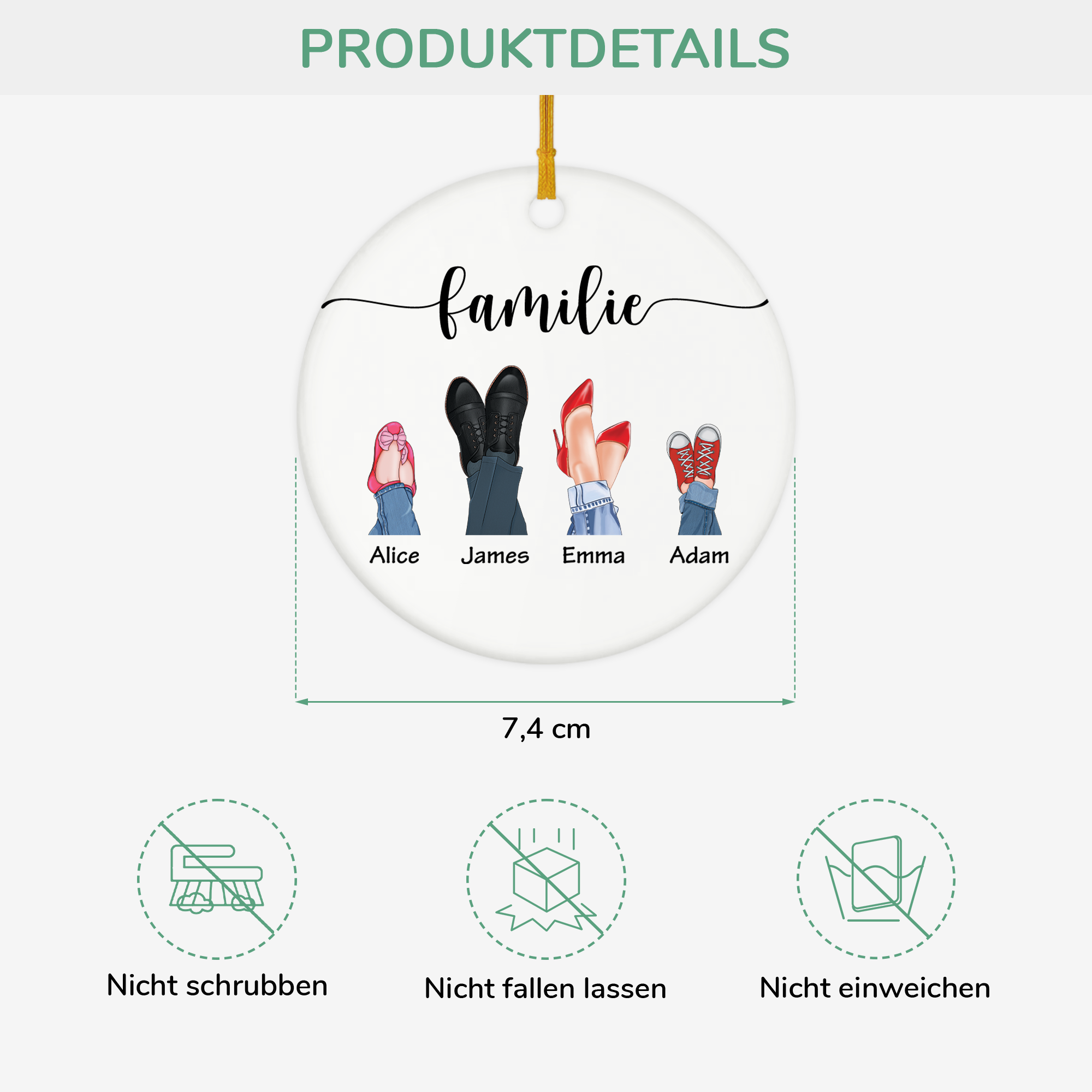 2894OGE3 die familie personalisierte keramik ornamente familie 2894OTV7B_a9e20ad0 0394 49b7 a4c9 745653c96e93