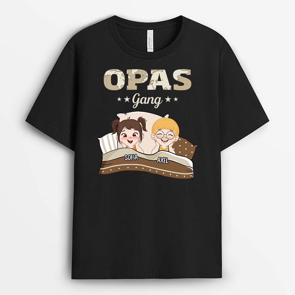 Papas Bande - Personalisiertes Geschenk | T-shirt für Papas