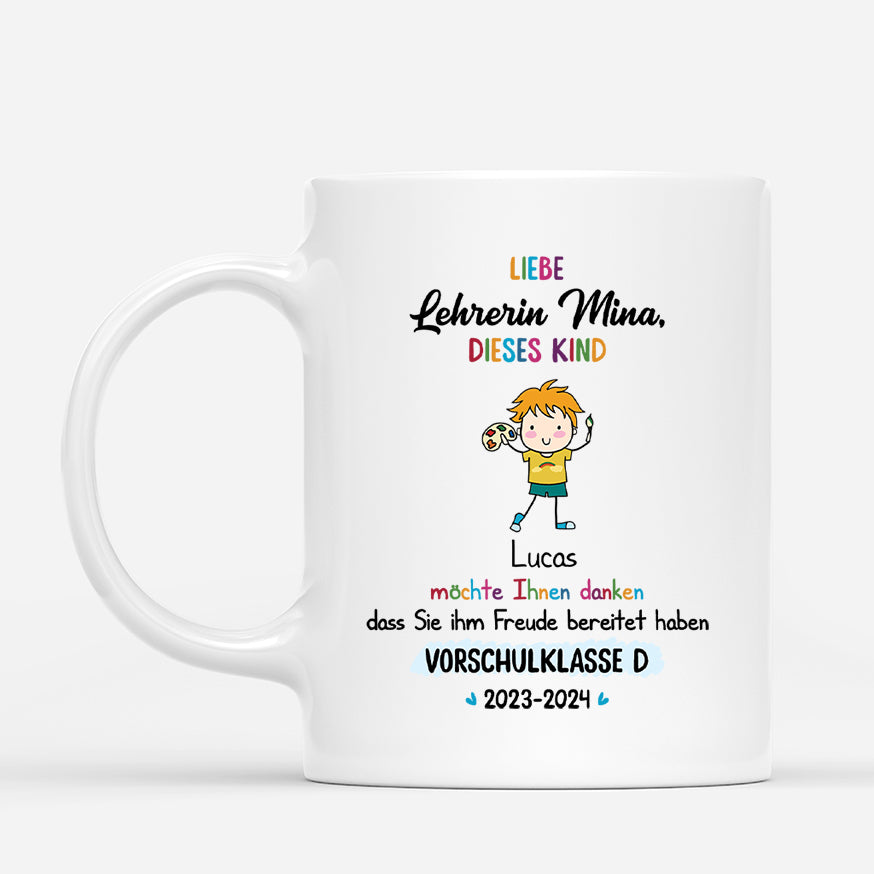 Schreiben Für Unsere Lehrerinnen - Personalisiertes Geschenk | Tasse f