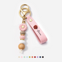 2966MGE1 name _ blume personalisierte geschenke fur frauen  uv druck daisy schlusselanhanger perlen 2966mj8f5a