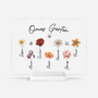 2966RGE1 omas gang personalisiertes geschenk garten  acryl aufsteller mit stander omamama schmetterlinge lineart 2966r8t5a