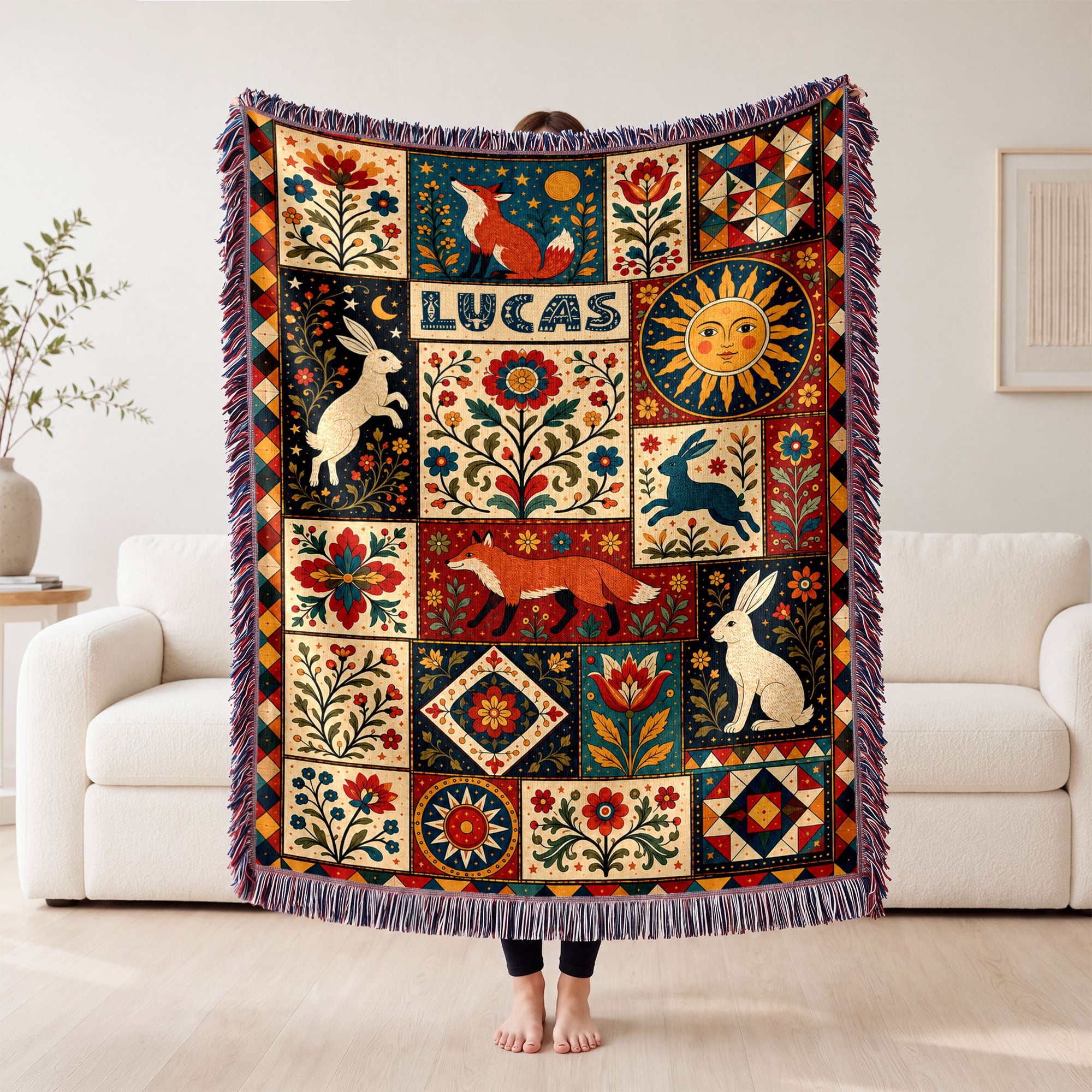 Decke Vintage Stil