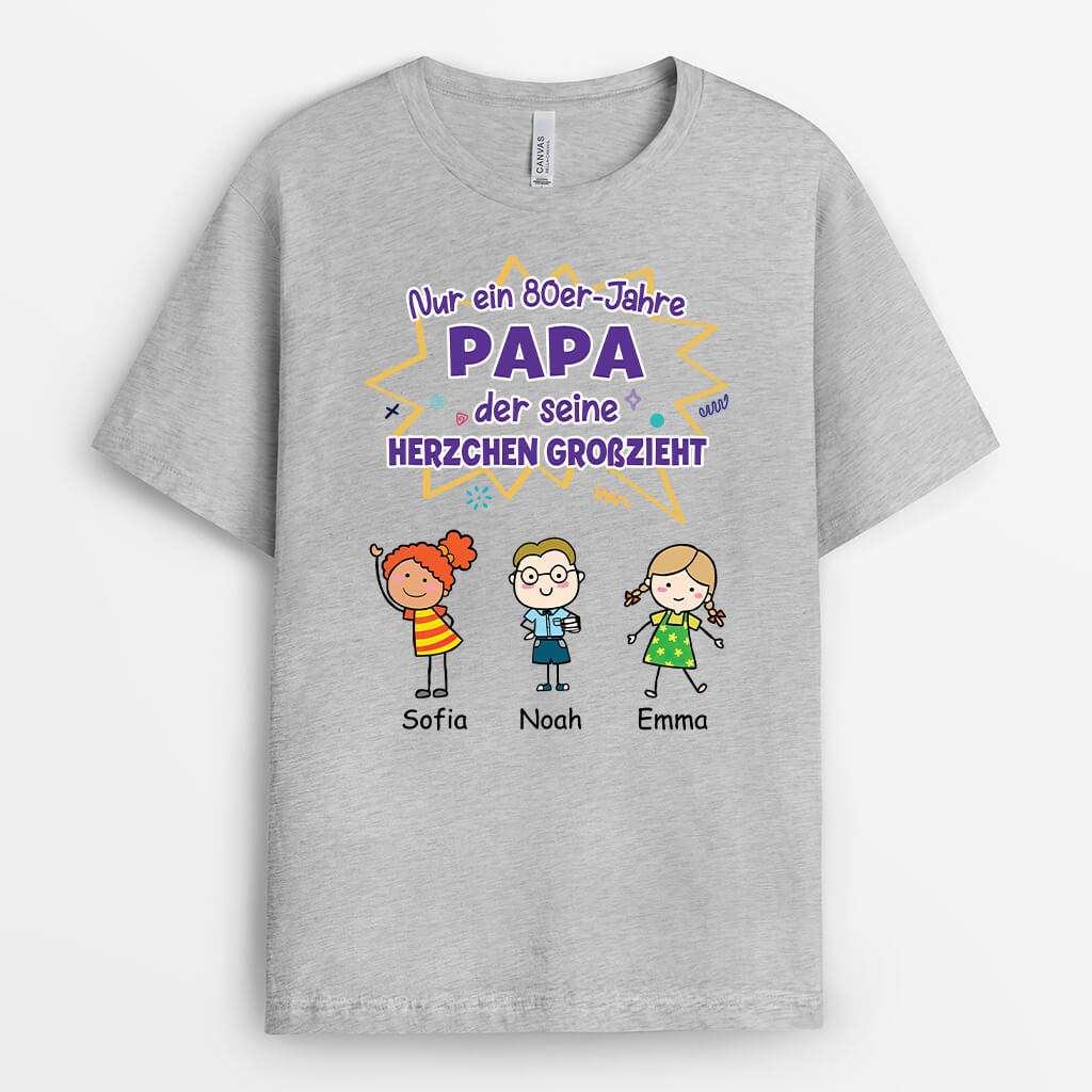 3000AGE2 nur ein 80er jahre vater der seine herzchen grosszieht  personalisiertes t shirt fur papas_d1e0ebf4 8081 4834 b1ae e17ae840c32c