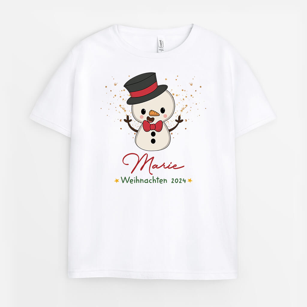 Weihnachten - Personalisiertes Geschenk | T-Shirt für Kinder zu Weihnachten