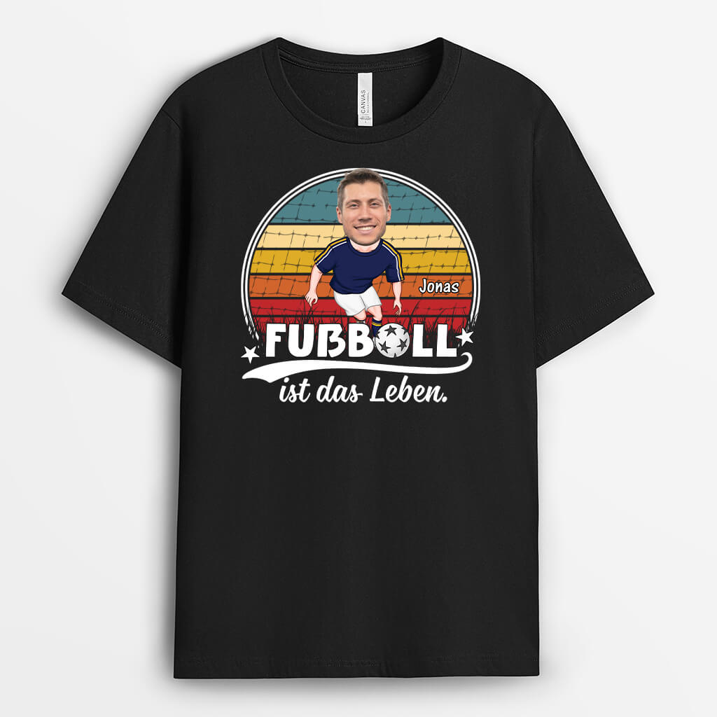 Fußball Ist Das Leben - Personalisiertes Geschenk | T-Shirt für Fußballfans