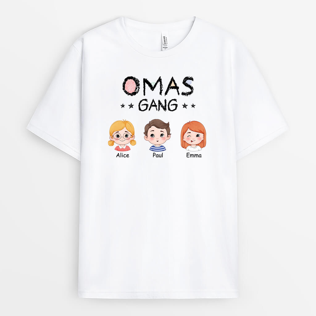 Omas/Mamas Bande - Personalisiertes Geschenk | T-Shirt für Frauen