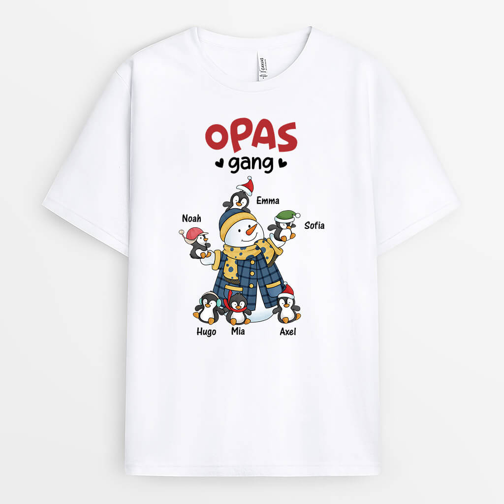 Opas/Papas Bande - Personalisiertes Geschenk | T-Shirt für Männer