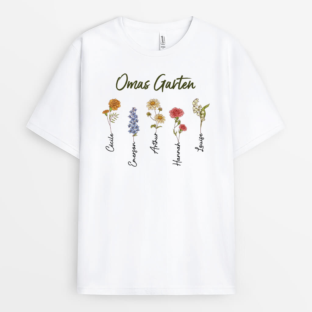 Omas Garten - Personalisiertes Geschenk | T-Shirt für Omas