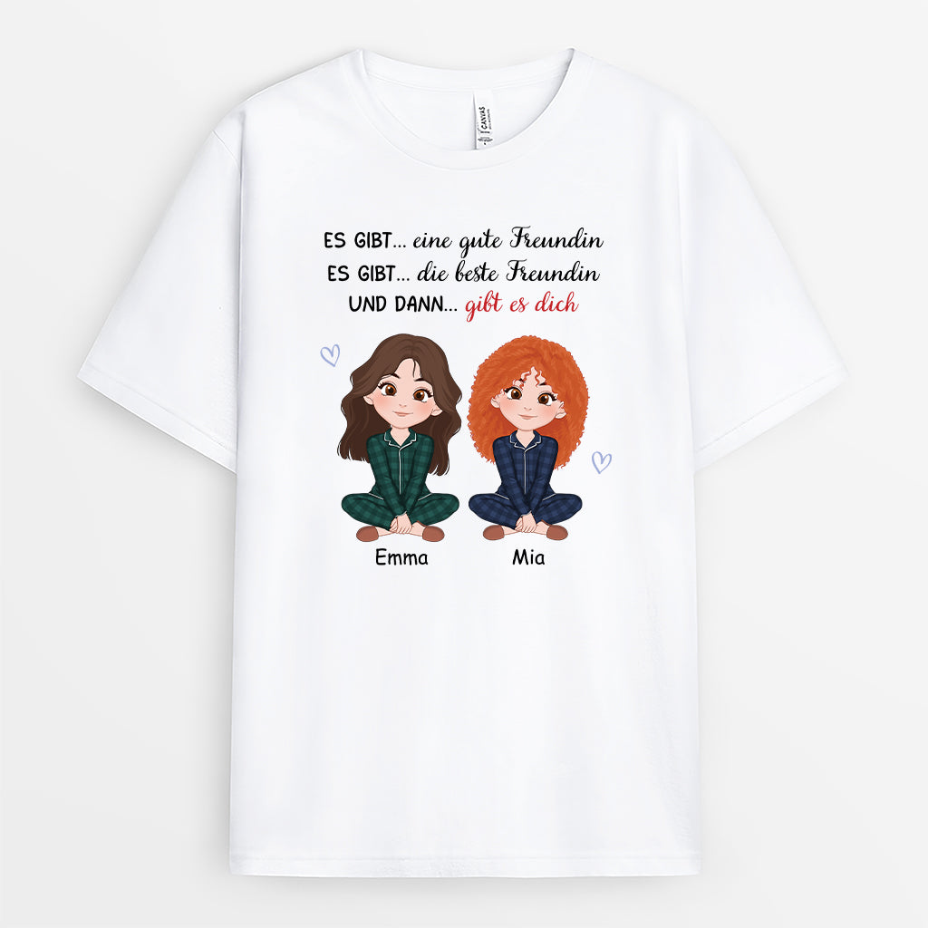 Beste Freundinnen - Personalisiertes Geschenk | T-Shirt für beste Freundinnen