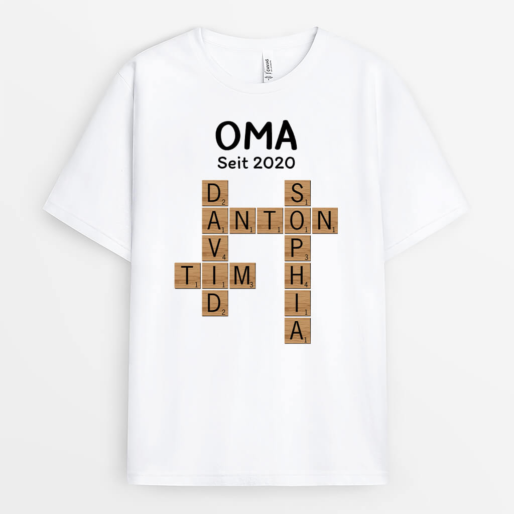 Omas Puzzle - Personalisiertes Geschenk | T-Shirt für Omas