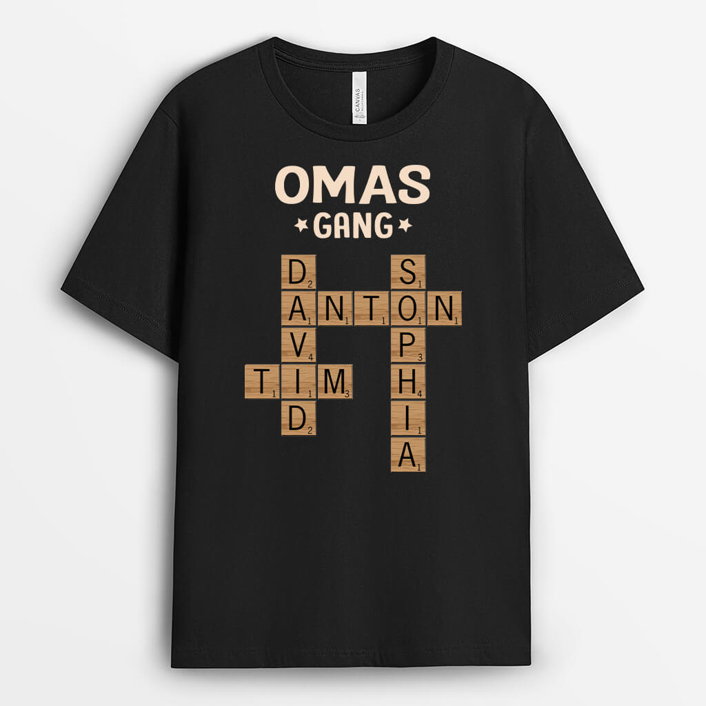 Omas Bande Puzzle - Personalisiertes Geschenk | T-Shirt für Omas