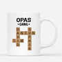 3142MGE1 opas papas bande kreuzwortratsel  personalisierte tasse fur manner