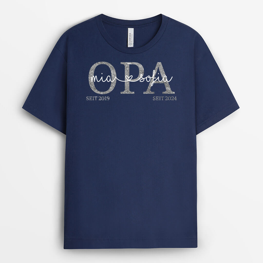 Opa Seit - Personalisiertes Geschenk | T-Shirt für Opas