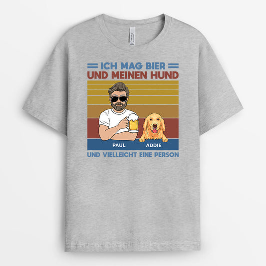 3170AGE1 ich mag bier und meinen hund  personalisiertes t shirt fur hundeliebhaber