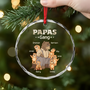 3214OGE2 opas papas gang bar weltkarte personalisierter weihnachtsschmuck_ glas opa papa 3214O6Z7B