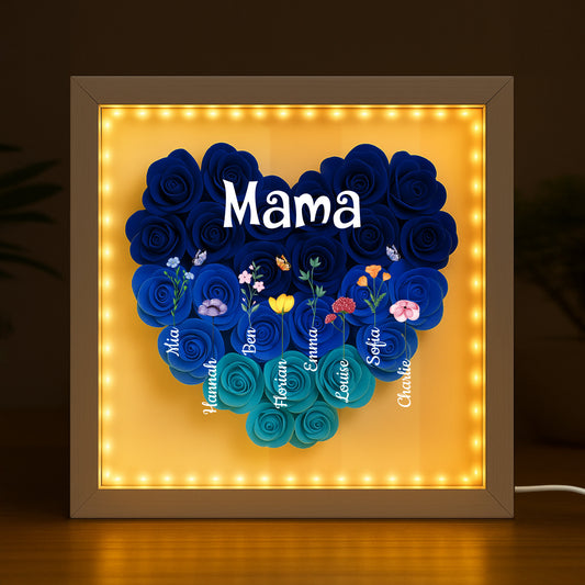 3219OGE2 oma und blumen 3d bilderrahmen personalisiert_ oma 3219O6L8A