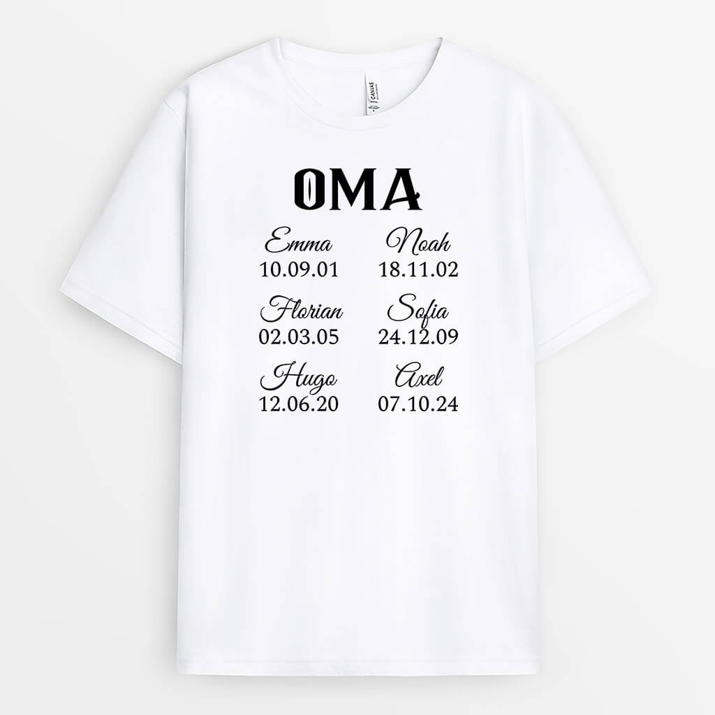 Oma/Mama - Personalisiertes Geschenk | T-Shirt für Damen