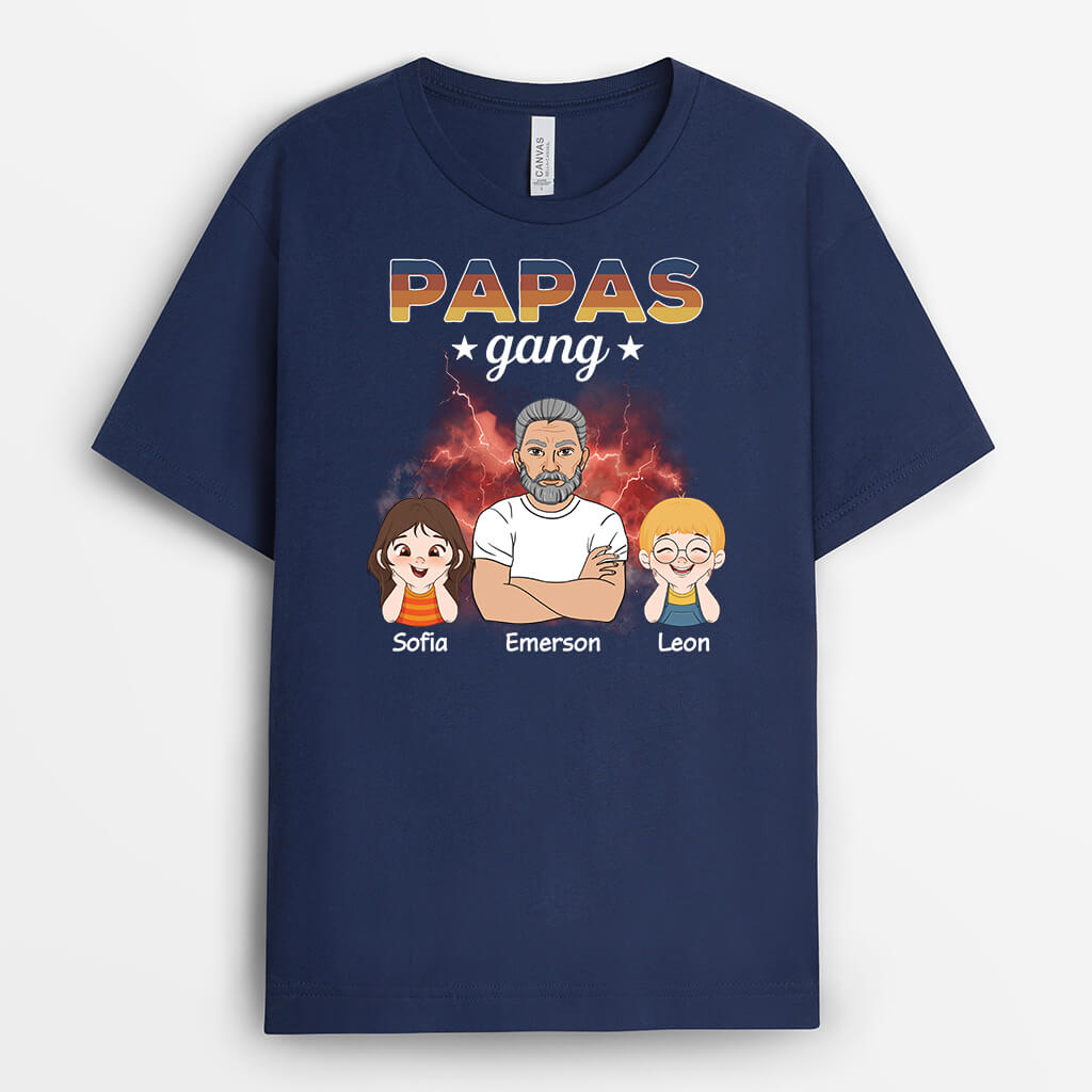 Opas/Papas Bande - Personalisiertes Geschenk | T-shirt für Männer