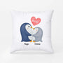 3288PGE2 pinguinen personalisiertes kissen fur paare 3288p