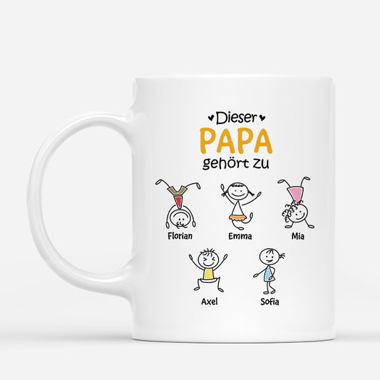 3291MGE1 dieser papa gehort zu strichmannchen personalisierte tasse papa 3291M8L6B