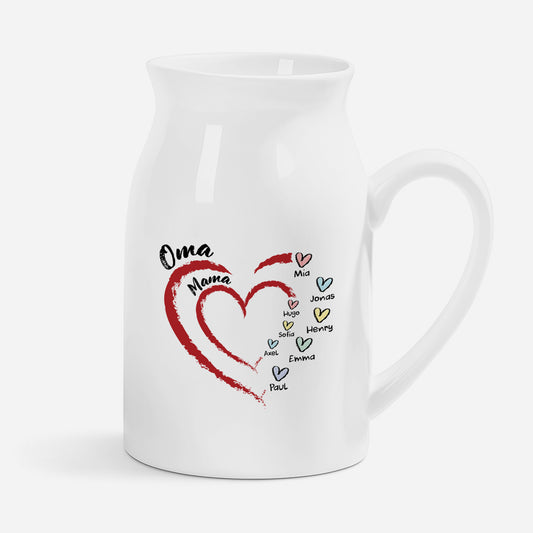3319OGE1 oma mama herzen buntstifte personalisiertes geschenk  keramik vase oma  mama 3319osv5a_1