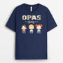 3338AGE2 opas papas bande mit kartenmotiv  personalisiertes t shirt fur manner