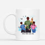 3356MGE1 papa und kinder  personalisierte tasse fur manner