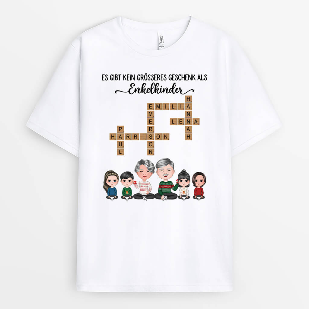 3362AGE2 es gibt kein grosseres geschenk als enkelkinder  personalisiertes t shirt fur grosseltern