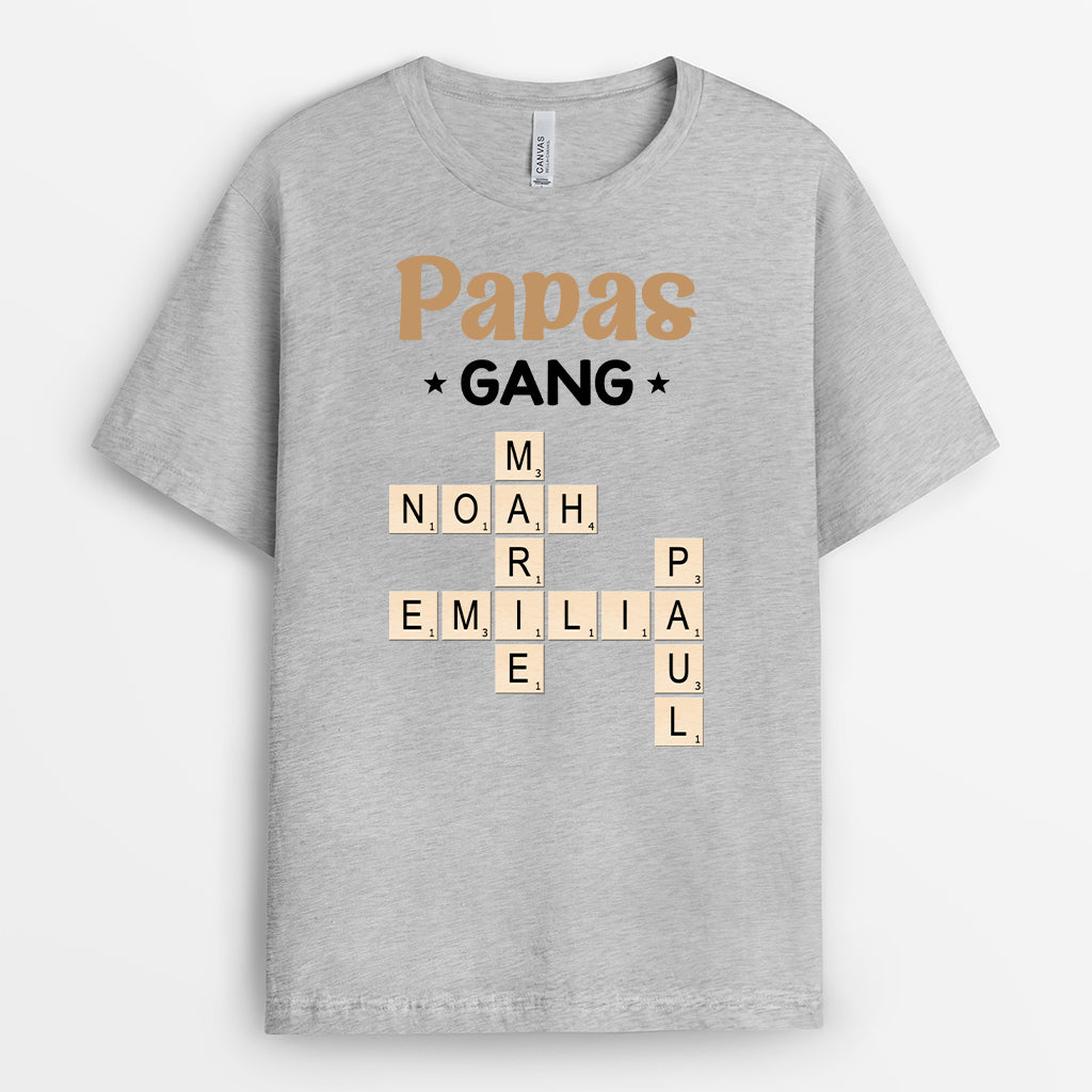 3402AGE2 opas papas gang kreuzwortratsel weisse personalisierte t shirts herren 3402A5M5B