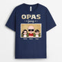 3409AGE1 papas opas bande  personalisiertes t shirt fur herren im retro stil