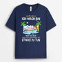 3419AGE2 nur weil ich wach bin heisst das nicht dass ich schon bereit bin etwas zu tun  lustiges t shirt fur herren personalisieret