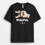 3509AGE1 papas  personalisiertes t shirt fur papas mit faustmotiv im aquarellstil