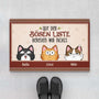 3516DGE1 auf der bosen liste bereuen wir nichts  personalisierte fussmatte fur katzenhalter