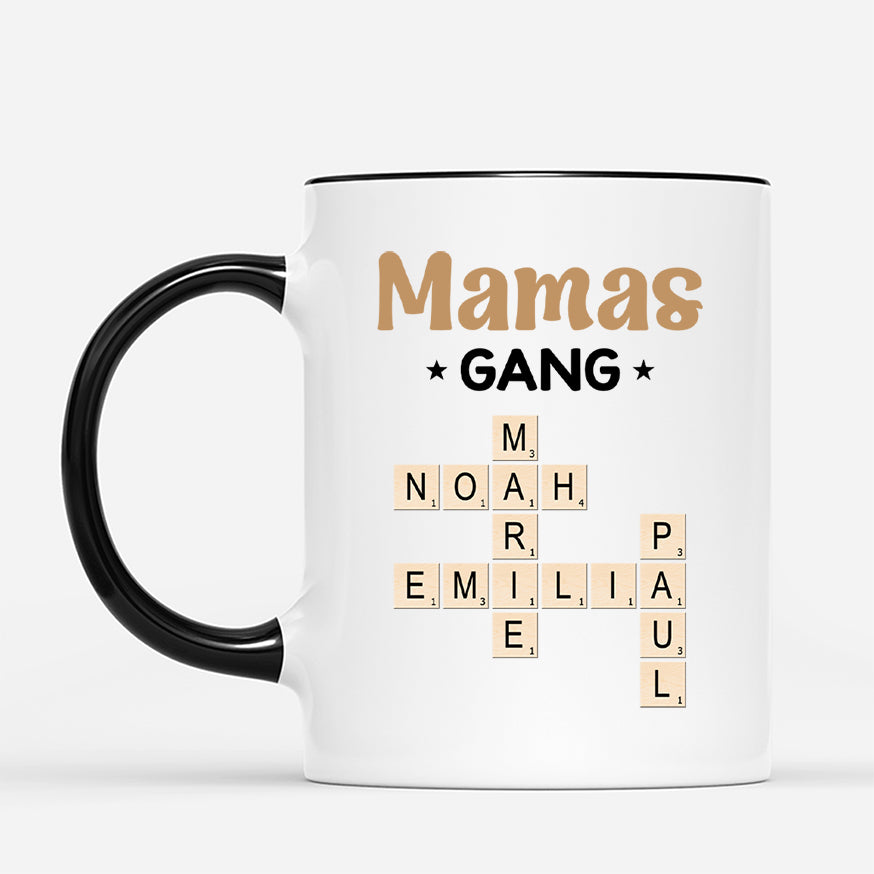 3590MGE2 opas gang personalisierte kreuzwortratsel tasse mit foto 3590m
