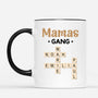 3590MGE2 opas gang personalisierte kreuzwortratsel tasse mit foto 3590m