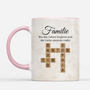 3591MGE2 familie wo das leben beginnt und die liebe niemals endet personalisiertes kreuzwortratsel geschenk  tasse 3591m8f5i