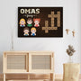 3597CGE3 omas mamas gang personalisierte leinwand fur mama oma mit kreuzwortratsel design 3957c