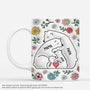 3603MGE4 barenfamilie  personalisierte tasse mit 3d inflated effekt fur die familie