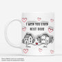 3635MGE1 ich wunschte du wurdest nebenan wohnen  personalisierte tasse mit 3d inflated effekt fur beste freunde